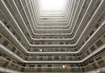 Image showing public apartment block in Hong Kong