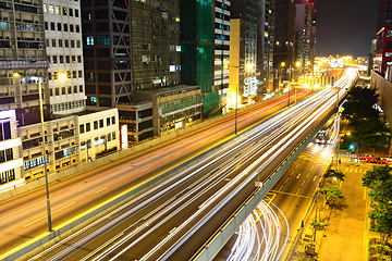 Image showing modern city at night