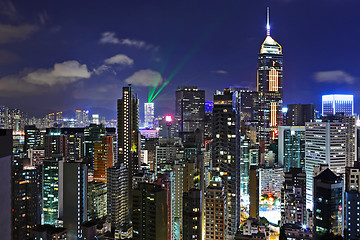 Image showing Hong kong at night