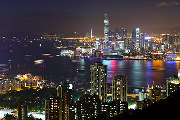 Image showing kowloon at night