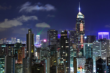 Image showing Hong Kong at night