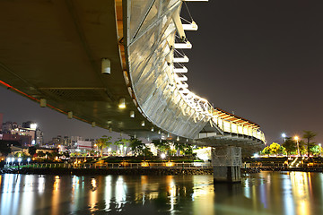 Image showing bridge at night
