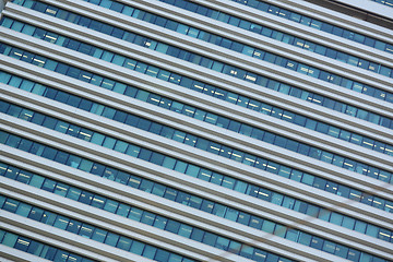 Image showing office building glass wall