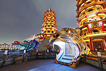 Image showing Dragon Tiger Tower