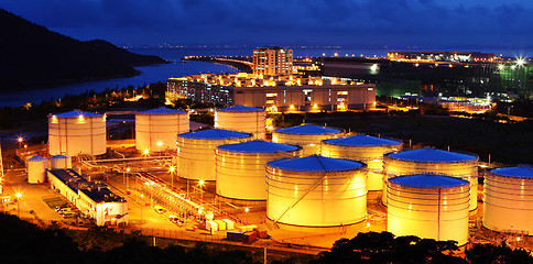 Image showing Aviation Fuel Tank Farm