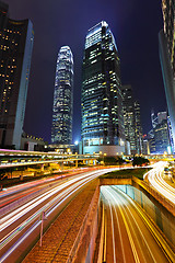 Image showing traffic through downtown HongKong