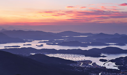 Image showing Sai Kung at morning, Hong Kong