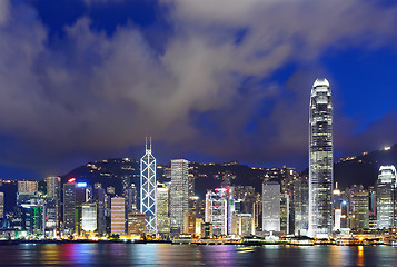 Image showing Night scene of Hong Kong