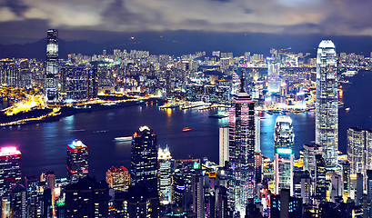 Image showing Hong Kong at night