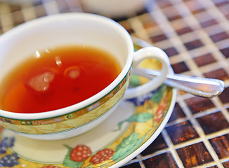Image showing tea for afternoon
