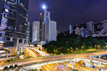 Image showing modern city at night