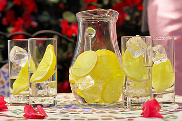 Image showing Cold lemonade