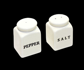 Image showing Salt and pepper shakers