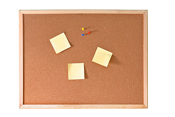 Image showing Cork board isolated