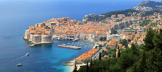 Image showing Aerial Dubrovnik