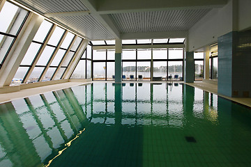 Image showing Indoor swimming pool