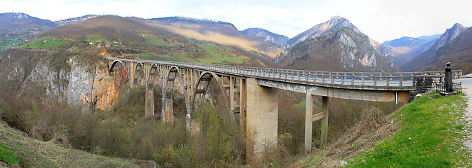 Image showing Djurdjevica Tara bridge