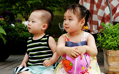 Image showing Asian children