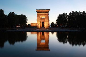 Image showing Templo de Debod in Madrid