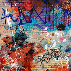 Image showing Graffiti Background