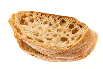 Image showing Bread isolated on the white background