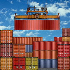 Image showing Freight Containers