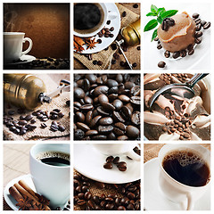 Image showing Coffee collage