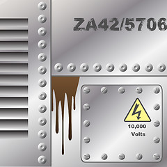 Image showing Industrial Metal Background