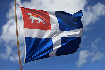 Image showing Medieval flag