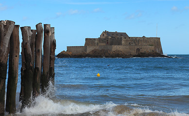 Image showing The National Fort from Saint Malo