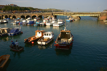 Image showing Folkstone harbour