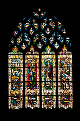 Image showing Vernon cathedral window