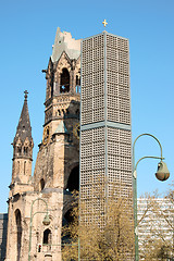 Image showing Kaiser Wilhelm Memorial Church in Berlin