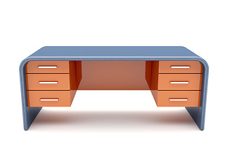 Image showing Minimalistic designed desk