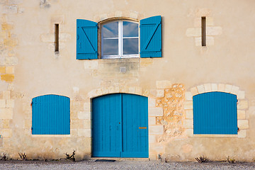 Image showing Blue windows