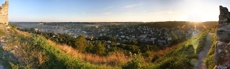 Image showing Village in a vale