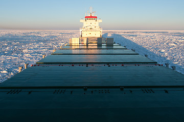 Image showing Ship in ice