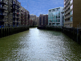 Image showing Canal houses