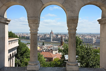 Image showing Budapest, Hungary from Fishermen's Bastion