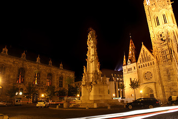 Image showing Holy trinity column in Budapest, Hungary