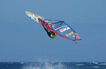 Image showing Wind surfing