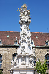 Image showing Holy trinity column in Budapest, Hungary