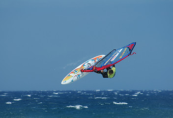 Image showing Wind surfing