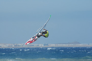 Image showing Wind surfing