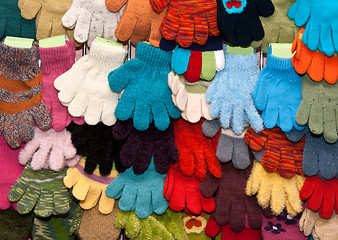 Image showing showcase children's mittens and gloves