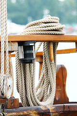 Image showing Rope on deck
