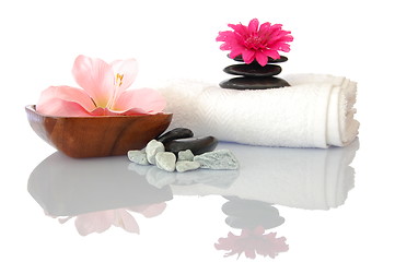 Image showing wellness zen and spa