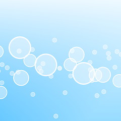 Image showing abstract water bubble illustration