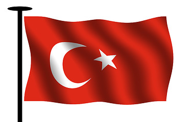 Image showing Turkish flag