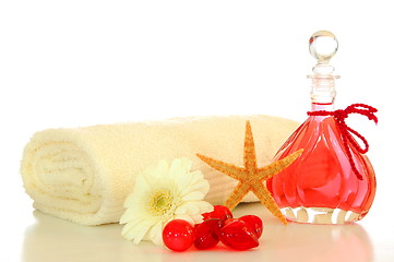 Image showing massage oil